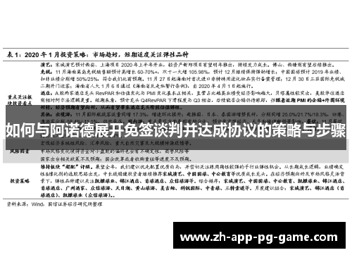 如何与阿诺德展开免签谈判并达成协议的策略与步骤